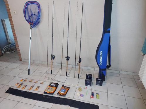 Shimano Feeder Set Compleet Aero x1 hengels 11ft Guru method, Watersport en Boten, Hengelsport | Witvissen, Zo goed als nieuw
