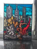 Glas in lood, Gent, Antiek en Kunst, Ophalen of Verzenden