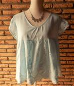 (25) -blouse femme t.42 bleue, Kleding | Dames, Blouses en Tunieken, Ophalen of Verzenden, Zo goed als nieuw, Maat 42/44 (L), Blauw