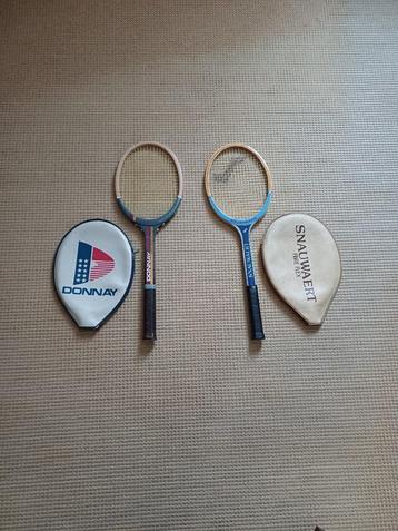 2 tennisracket donnay en snauwaert  beschikbaar voor biedingen