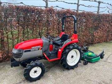 Yanmar mini tractor| klepelmaaier| Doordraaiende aftakas|4x4 beschikbaar voor biedingen