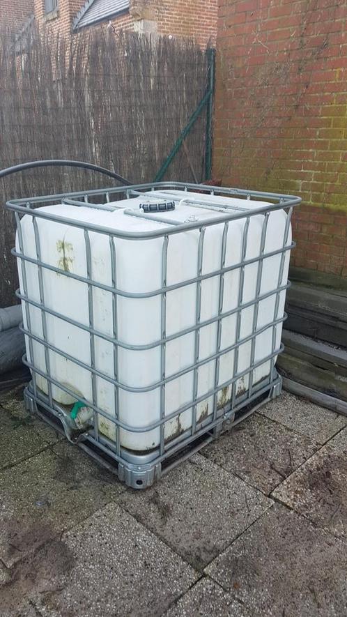 ibc regenton 1000 liter, Tuin en Terras, Regentonnen, Zo goed als nieuw, Ophalen of Verzenden