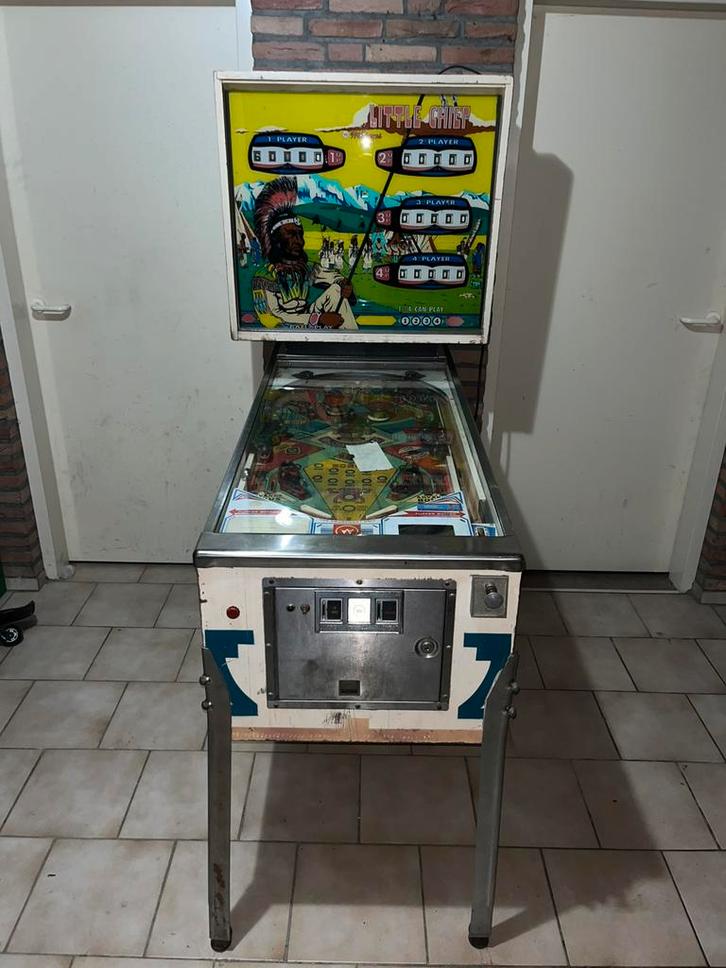 Williams Little Chief (1975) - EM Flipperkast, Verzamelen, Automaten | Flipperkasten, Zo goed als nieuw, Ophalen