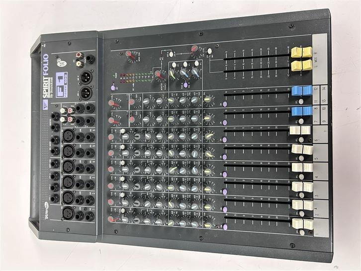 A6913. Spirit Folio Soundcraft F1 Fader 100 mengpaneel, Muziek en Instrumenten, Mengpanelen, Gebruikt, Ophalen of Verzenden