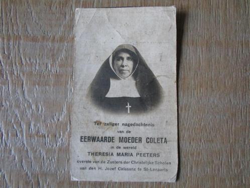 Doodsprentjes geestelijke zusters, Verzamelen, Bidprentjes en Rouwkaarten, Rouwkaart, Ophalen of Verzenden
