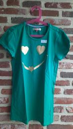 Groene t-shirt - maat 176 - merk Vingino, Kinderen en Baby's, Kinderkleding | Maat 176, Meisje, Ophalen of Verzenden, Zo goed als nieuw
