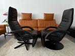 2x Jori Yoga Black Mono-Move, Huis en Inrichting, Fauteuils, Ophalen of Verzenden, Zo goed als nieuw, Leer, Leolux durlet benz vitra hukla stressless minotti fritz hansen
