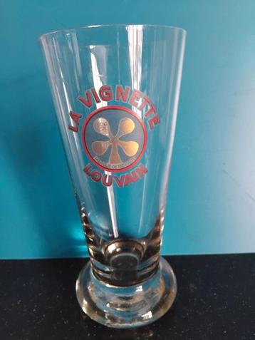 Verre à bière La Vignette Leuven, Enlèvement ou Envoi, Comme neuf, Verre à bière