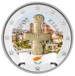 2 euro Cyprus koersmunt gekleurd, Postzegels en Munten, 2 euro, Ophalen of Verzenden, Cyprus