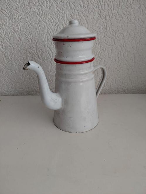 Koffiekan email, Antiek en Kunst, Curiosa en Brocante, Ophalen of Verzenden