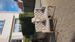 Gratis: 2 zetels, Huis en Inrichting, Fauteuils, Ophalen, Gebruikt, Stof