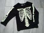 ★ M98/104 - Longsleeve skelet Halloween, Ophalen of Verzenden, Gebruikt, Jongen, Shirt of Longsleeve