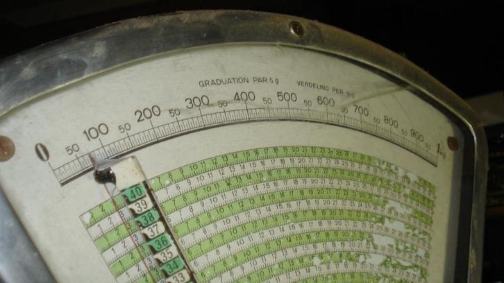 een weegschaal  jaco  met gramverdeling, Bricolage & Construction, Balances, Utilisé, Enlèvement