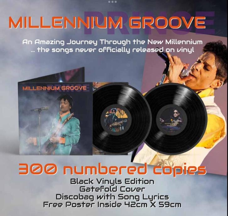 Prince 2LP - Millennium Groove 2LP Vinyl + Poster Sealed, Cd's en Dvd's, Vinyl | Pop, Nieuw in verpakking, 2000 tot heden, Verzenden