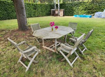 Teak high tea stansted tuinset compleet. beschikbaar voor biedingen