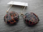 oorbellen, Handtassen en Accessoires, Oorbellen, Overige materialen, Hangers, Zwart, Nieuw