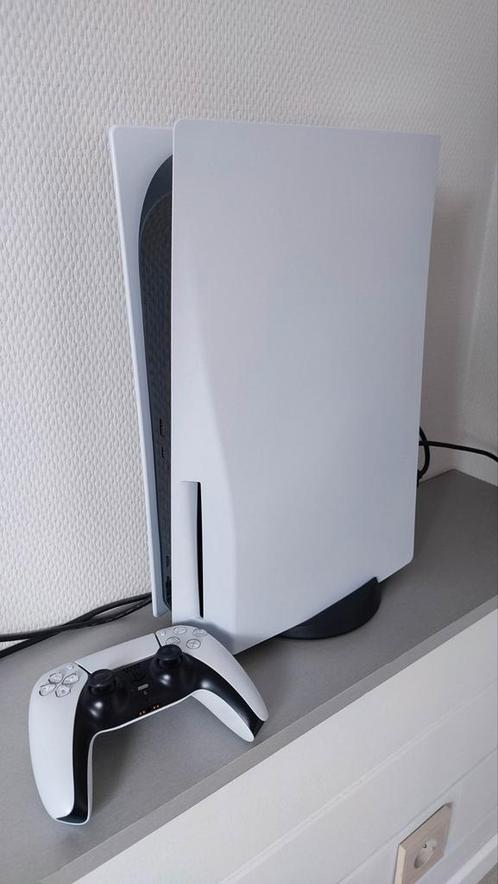 PS5-disc-editieconsole, Games en Spelcomputers, Spelcomputers | Sony PlayStation 5, Zo goed als nieuw, Playstation 5, Ophalen
