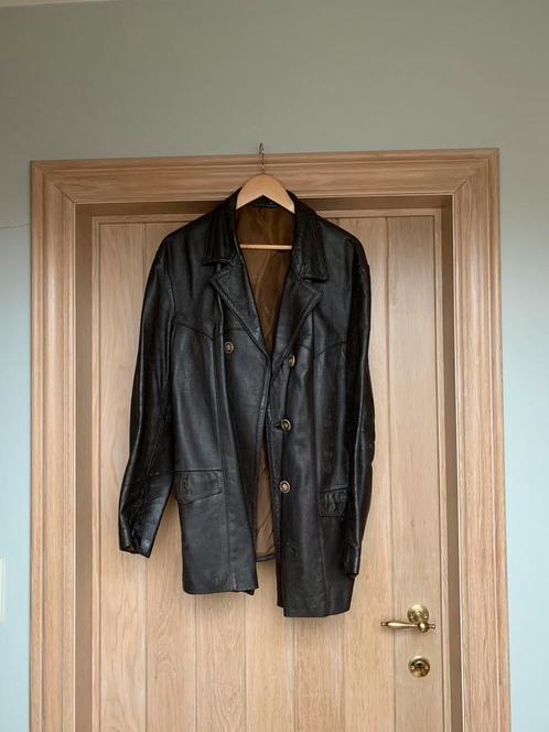Lederen Jacket | Vintage, Vêtements | Hommes, Vestes | Hiver, Enlèvement ou Envoi