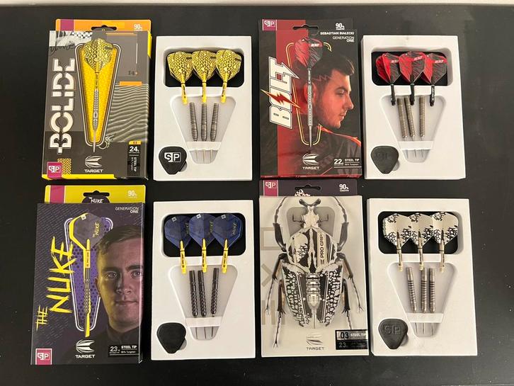 Target Dartpijlen 22-23-24 gram, Sport en Fitness, Darts, Zo goed als nieuw, Ophalen