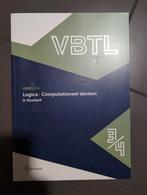 VBTL 3 – leerboek logica & computationeel denken , Boeken, Ophalen of Verzenden, Nederlands