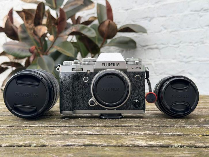 Fujifilm X-T3 + 18-135mm WR (f/3.5-5.6) + 35mm f1.4 te koop, Audio, Tv en Foto, Fotocamera's Digitaal, Gebruikt, Compact, Fuji