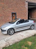 Te koop peugeot 206 cabrio, Auto's, Voorwielaandrijving, 4 zetels, Stof, Zwart