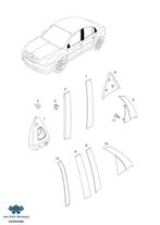 Afdekkap C-stijl Opel Vectra C ('02-'09) 24438205, Neuf, Enlèvement ou Envoi, Opel, Opel