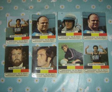 Chromos Sportkoningen 8st 1974 beschikbaar voor biedingen
