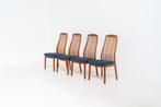 Set van 4 vintage stoelen van Kai Kristiansen voor Andersen, Ophalen, Stof