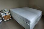 IKEA BRIMNES bed 140x200 – wit – met lattenbodem en lades, Ophalen, Wit, Tweepersoons, 140 cm