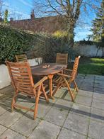 Tuinset Teak, Tuin en Terras, Tuinsets en Loungesets, Ophalen, Tuinset