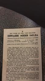 Moeder Imelda 1880-1957, Envoi, Image pieuse