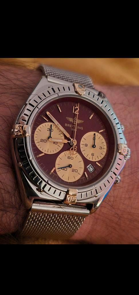 Breitling B55046 Chronograph – met doos, Handtassen en Accessoires, Horloges | Heren, Zo goed als nieuw, Ophalen