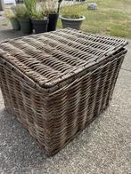 rieten opbergmand, Ophalen, Gebruikt, Mand, Riet