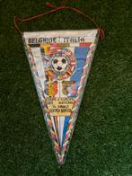 Wimpel belgie vs italie 1974, Verzamelen, Verzenden, Zo goed als nieuw, Vaantje of Sjaal