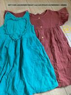 Setje maat 116: 2 kleedjes lente/zomer Filou + H&M, Enlèvement ou Envoi, Ensemble, Filou & Friends, Utilisé
