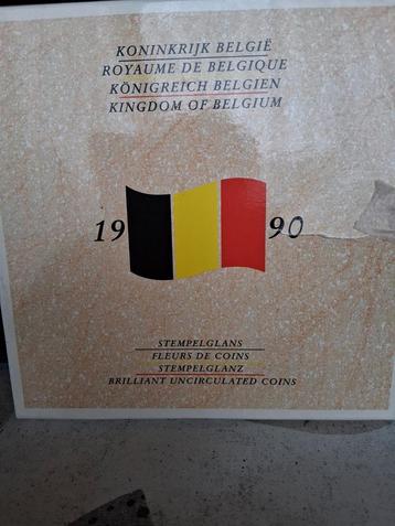 Belgische munten:Waterloo 1815 - 1990 beschikbaar voor biedingen