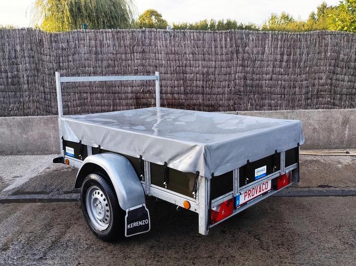 Enkelas 750kg met coc-attest!!, Auto diversen, Aanhangers en Bagagewagens, Zo goed als nieuw, Ophalen