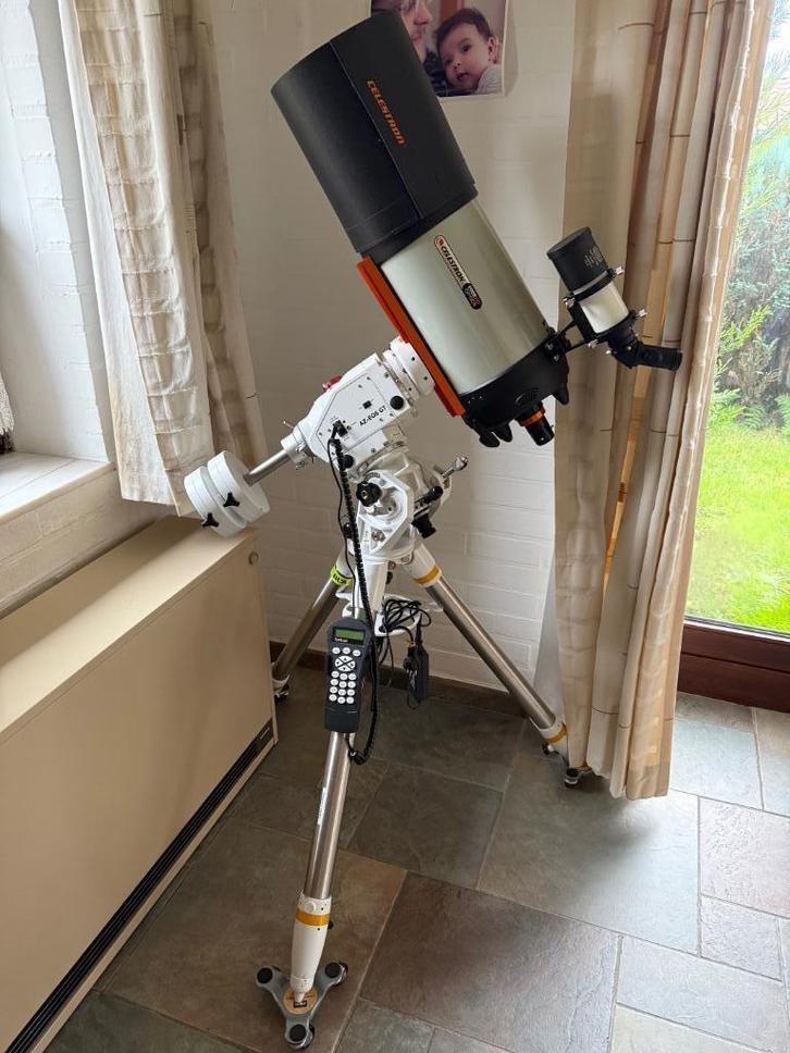 Astronomie C8 Edge-telescoop op AZ-EQ6-montering, 1/2 prijs, Boeken, Wetenschap, Zo goed als nieuw, Overige wetenschappen, Ophalen