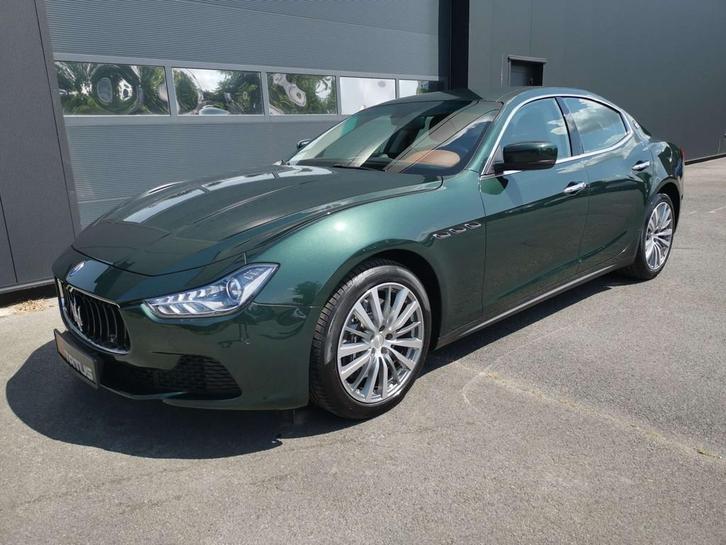 Maserati Ghibli 1EIG. 52400KM. FACE LIFT! TOP KLEUR, Auto's, Maserati, Bedrijf, Te koop, Ghibli, ABS, Airbags, Android Auto, Apple Carplay