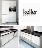 Keller rechte keuken 3 deelig totaal 472 cm Duurzaam, Brillant ou Laqué, Composite, Enlèvement ou Envoi, Blanc