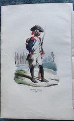 Gravure d'un soldat d'infanterie de ligne 1795, Photo ou Poster, Armée de terre, Enlèvement ou Envoi