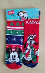 Kerstsokken Mickey Mouse/Goofy, maat 31/34, Diversen, Kerst, Ophalen of Verzenden, Nieuw