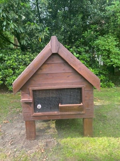Konijnhok, Dieren en Toebehoren, Knaagdieren en Konijnen | Hokken en Kooien, Zo goed als nieuw, Hok, 90 cm of meer, 110 cm of meer