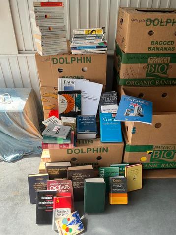 Lot taalboeken, woordenboeken, verschillende talen beschikbaar voor biedingen