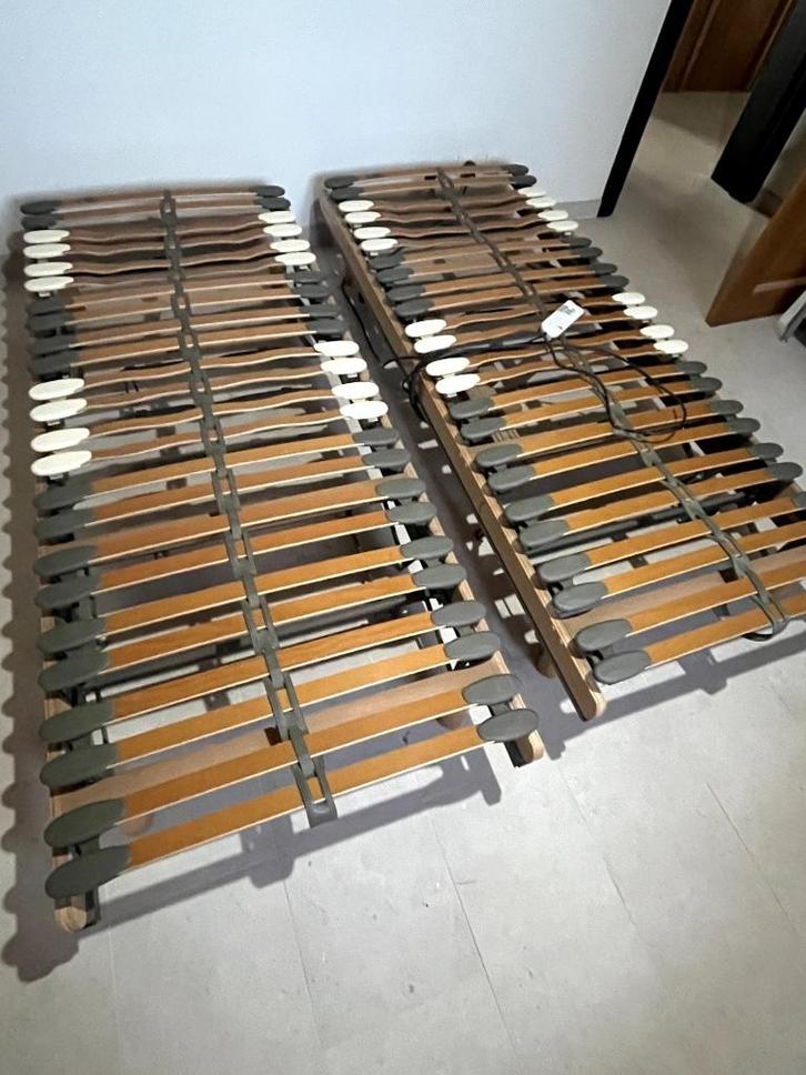 Sommiers électriques, Huis en Inrichting, Slaapkamer | Matrassen en Bedbodems, Gebruikt, Bedbodem, 80 cm, 200 cm, Eenpersoons