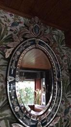 Venetiaanse spiegel in perfecte staat, Antiek en Kunst, Ophalen of Verzenden, Ovaal, 50 tot 100 cm, Minder dan 100 cm