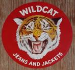 Vintage sticker Wildcat Jeans and Jackets retro autocollant, Comme neuf, Enlèvement ou Envoi, Marque