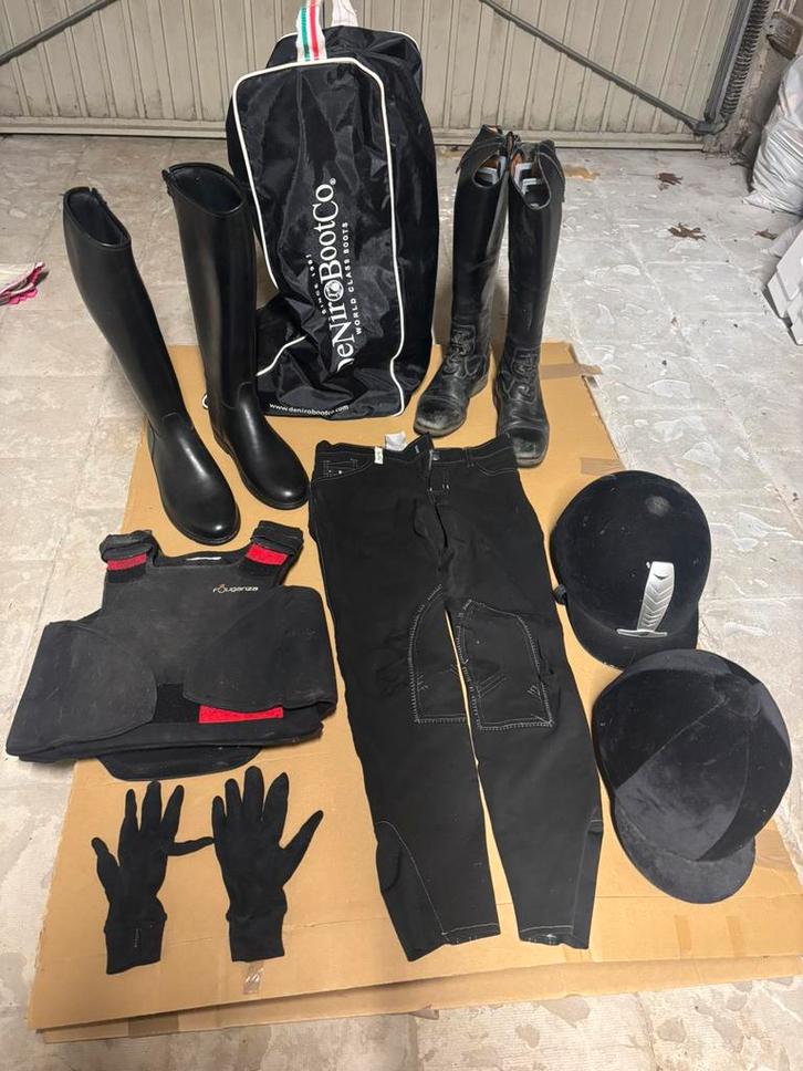 Kavel met paardrijuitrusting - zeer goede staat, Sport en Fitness, Snowboarden, Zo goed als nieuw, Ophalen