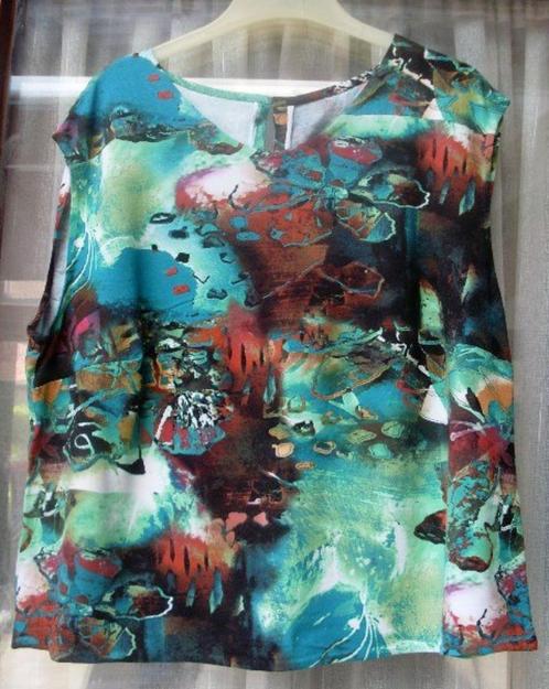 Topje maat 42/44, Kleding | Dames, Topjes, Gedragen, Maat 42/44 (L), Zonder mouw, Ophalen of Verzenden